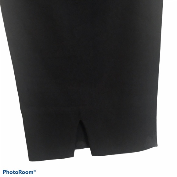 Charter Club Skinny Ankle Mid Rise Split Hem Black Jeans 12 - Picture 10 of 12